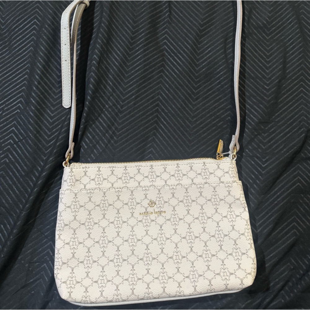 Ivory Patterned Crossbody Bag